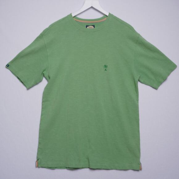 Tommy Bahama Other - Vintage Tommy Bahama Woven Pullover‎ T-shirt Green Size Small 100% cotton